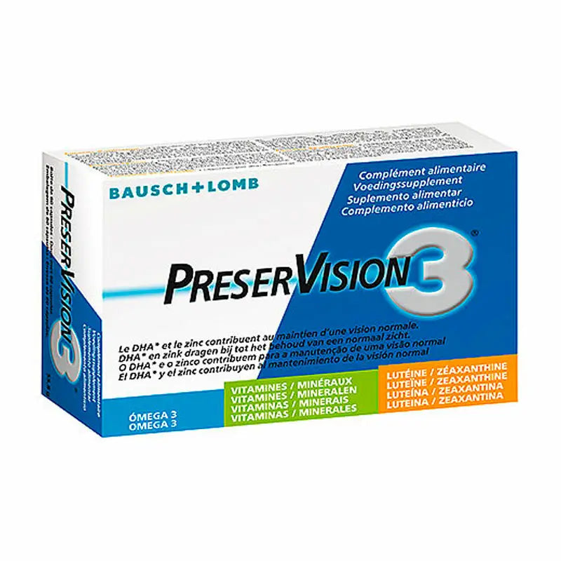 Bausch & Lomb Preservision 3 60 capsules