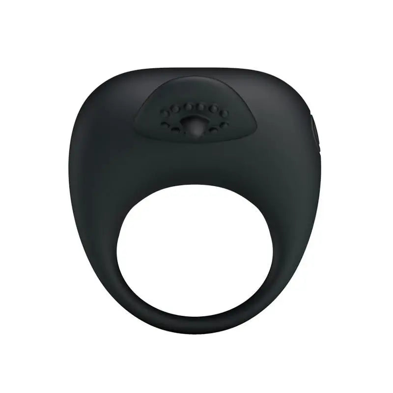 Prettylove Anneau vibrant Tonguo Noir