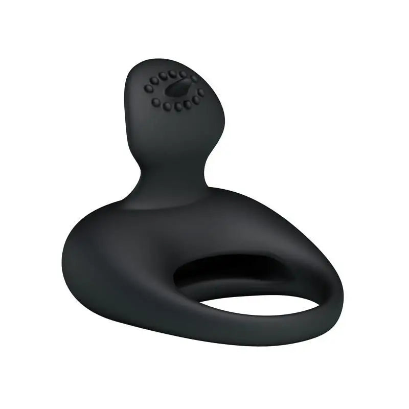 Prettylove Anneau vibrant Tonguo Noir