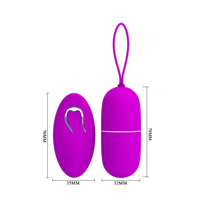 Prettylove Œuf vibrant Arvin Couleur violette