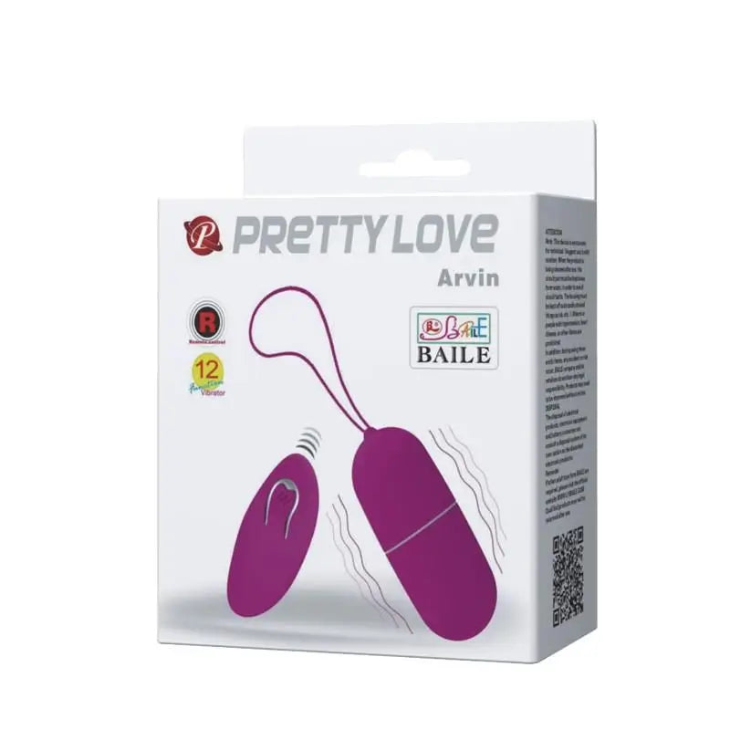 Prettylove Œuf vibrant Arvin Couleur violette