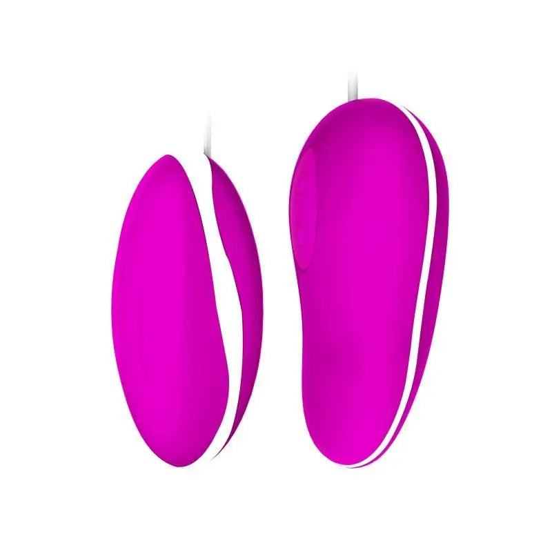 Prettylove Avery Pink & White Vibrating Egg