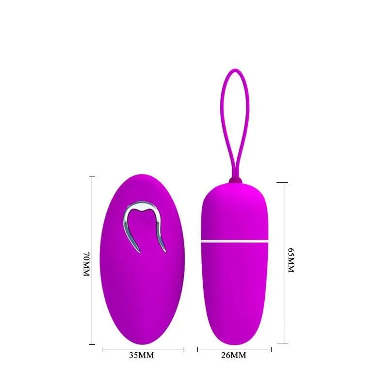 Oeuf vibrant Prettylove Purple Bradley