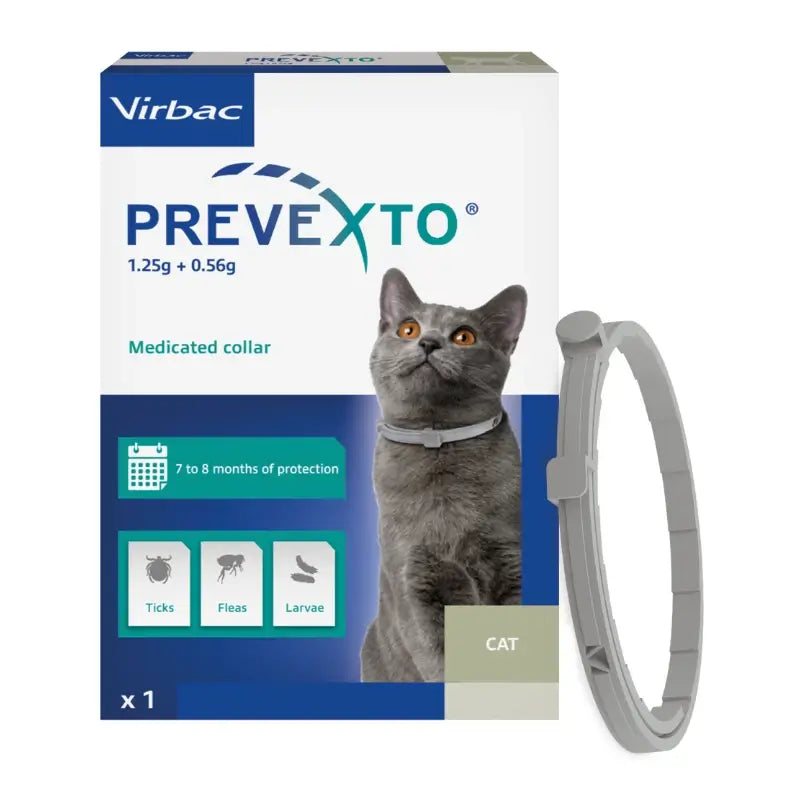 Collier antiparasitaire Prevexto pour chats, 38 cm