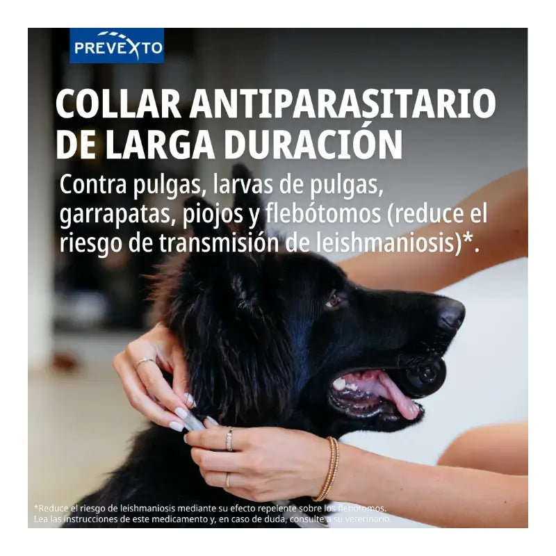 Collier antiparasitaire Prevexto pour chiens de plus de 8 kg, 70 cm