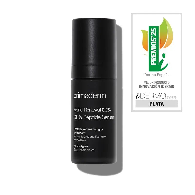 Primaderm Retinal Renewal 0.2% Gf & Peptide Serum, 30 Ml