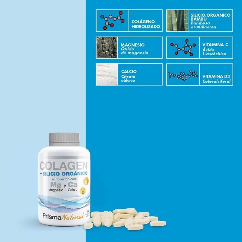 Prisma Natural Collagen + Silicon, 180 Comprimés
