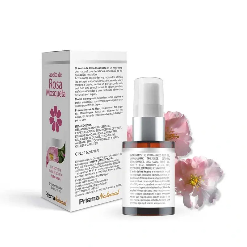 Prisma Natural Huile de Rose Musquée, 50 ml
