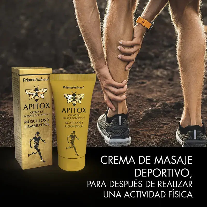 Apitox Sports Muscle & Ligament Massage Cream, 60 ml