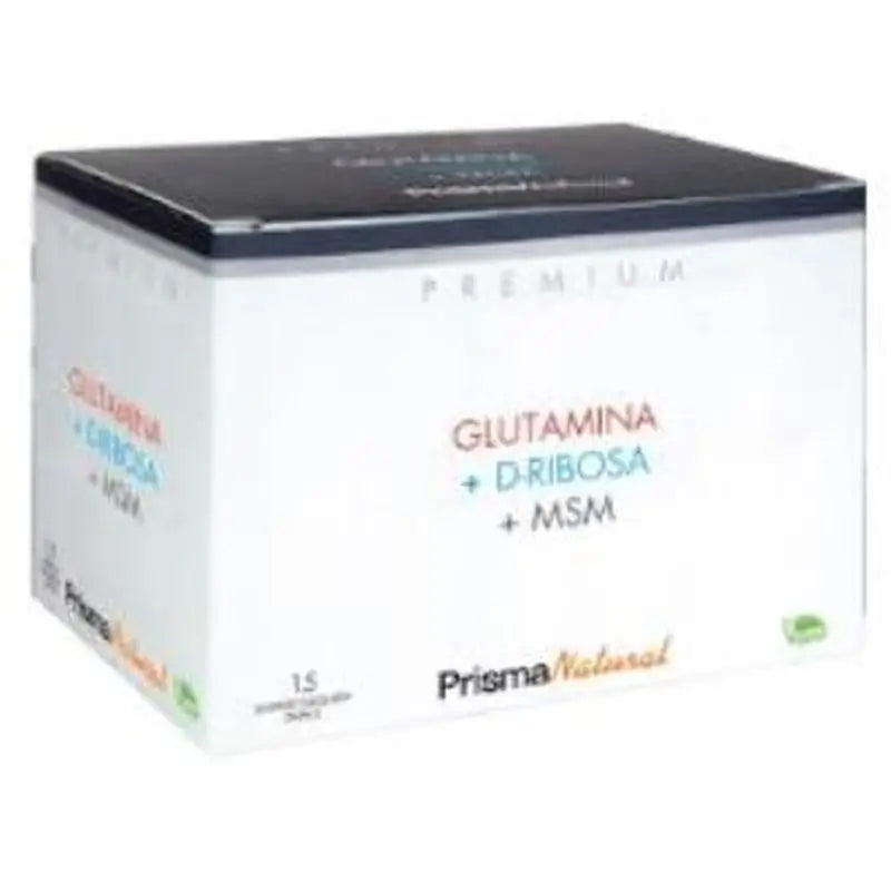 Prisma Premium Glutamine + Ribose + Msm, 15 Stick Duplo