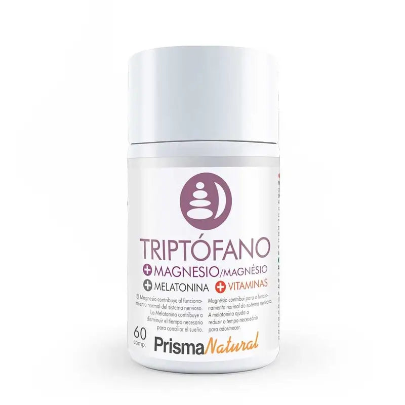 Prisma Natural Tryptophan + Mg + Melatonin, 60 Tablets
