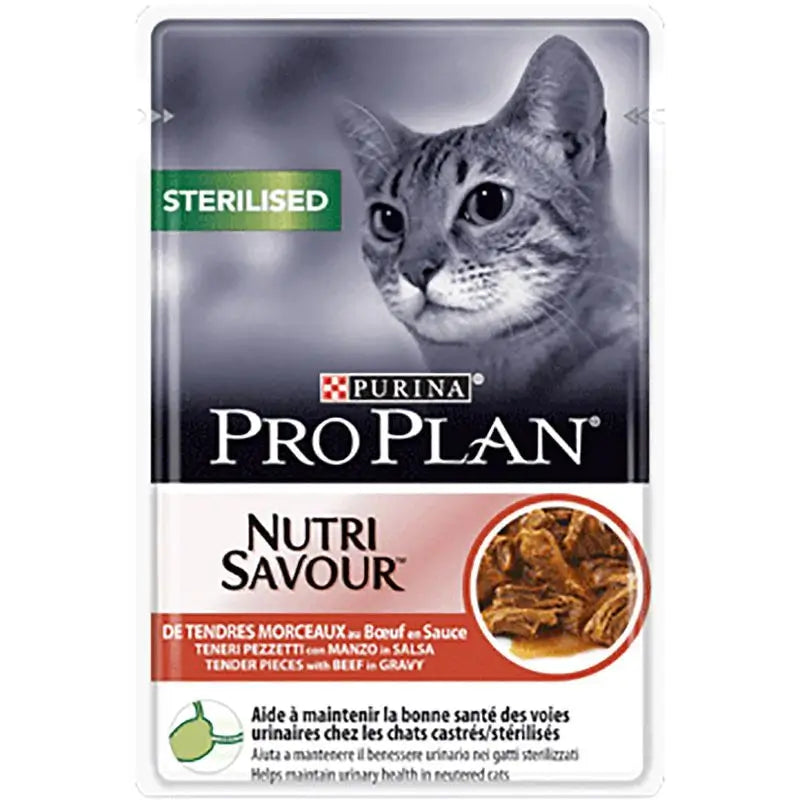 Pro Plan Feline Sterilised Meat 26X85Gr