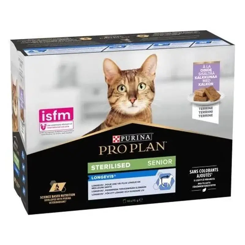 Pro Plan Feline Sterilised Turkey 4X10X75Gr