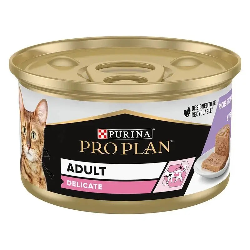 Pro Plan Feline Canned Delicate Turkey 24X85Gr