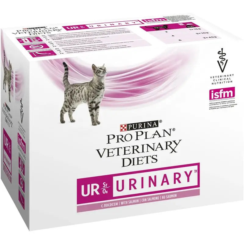Pro Plan Vet Feline Urinary Urinary Salmon Pouch 10X85Gr Box