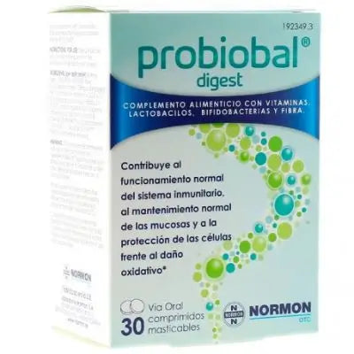 Probiobal Digest 30 Chewable Tablets