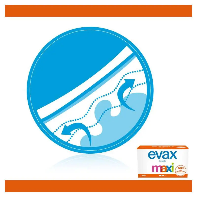 Evax Salvaslip Maxi protège-slips 40 unités