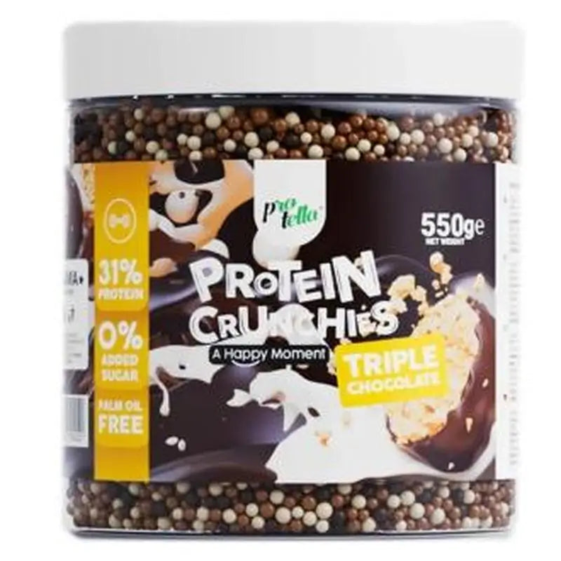Protella Protein Crunchies Triple Chocolate Crunchies 550Gr.