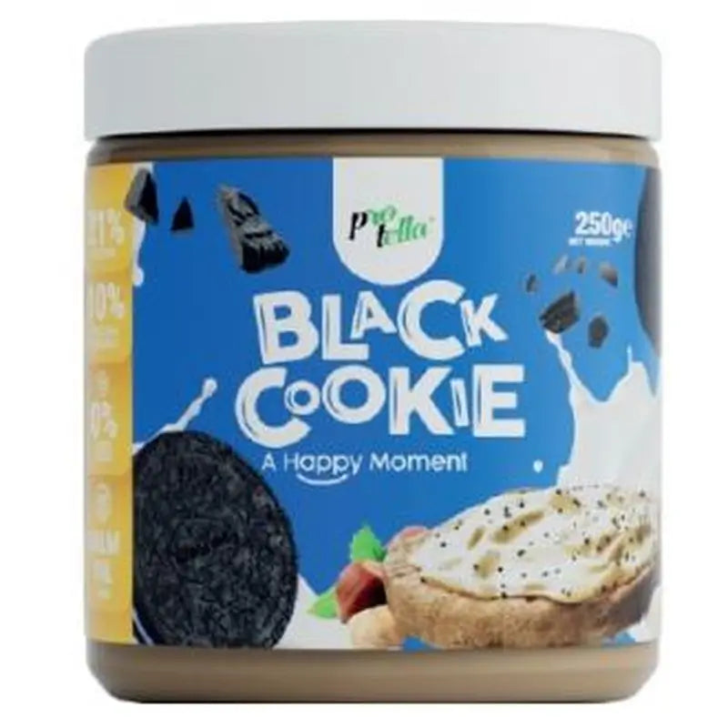 Protella Protella Black Cookie Chocolate Cream 250Gr.