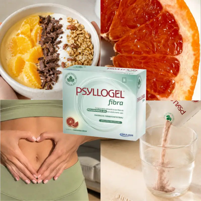 Psyllogel Fibre Rouge Goût Orange, 20 Sachets