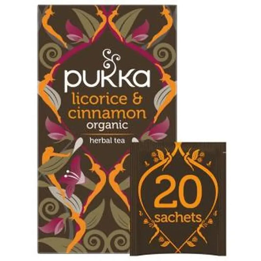 Pukka Licorice-Cinnamon Infusion 20Ud. Bio