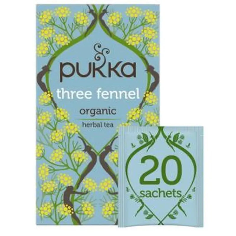 Pukka Three Fennel Infusion 20Ud. Bio