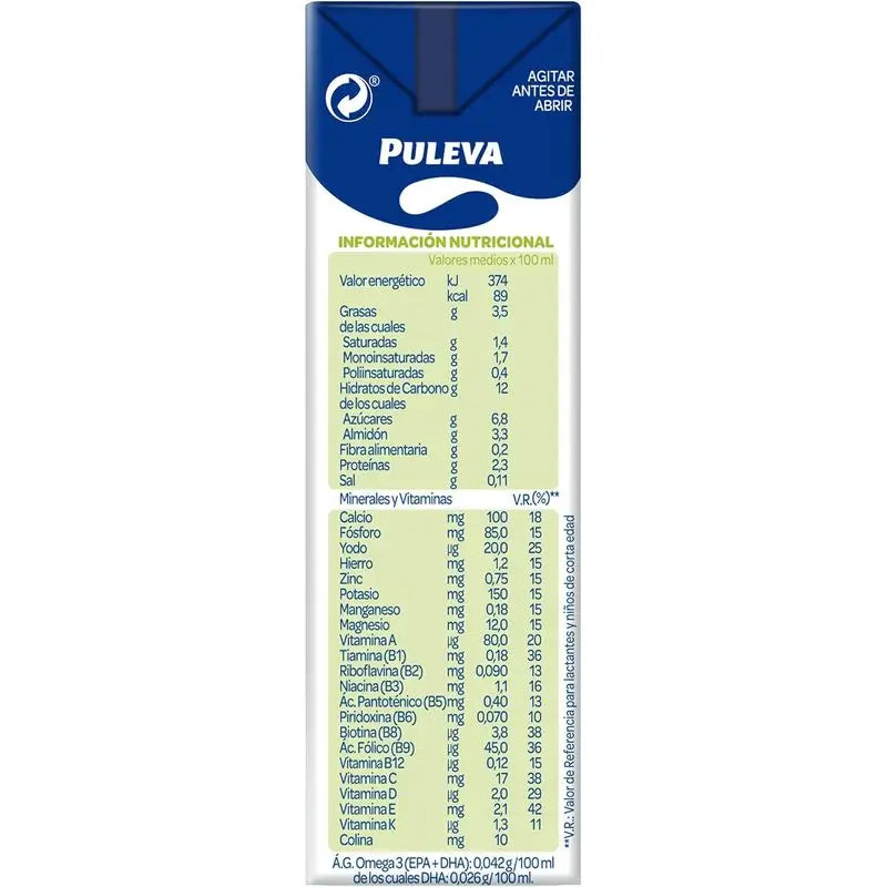 Puleva Peques 3 Croissance Céréales et Fruits 3X200 ml 10 unités