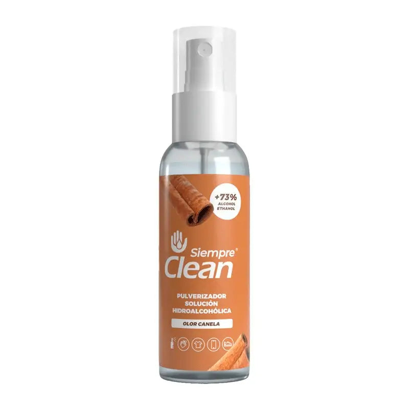 Siempreclean Cinnamon Hydroalcoholic Solution Spray 60 ml