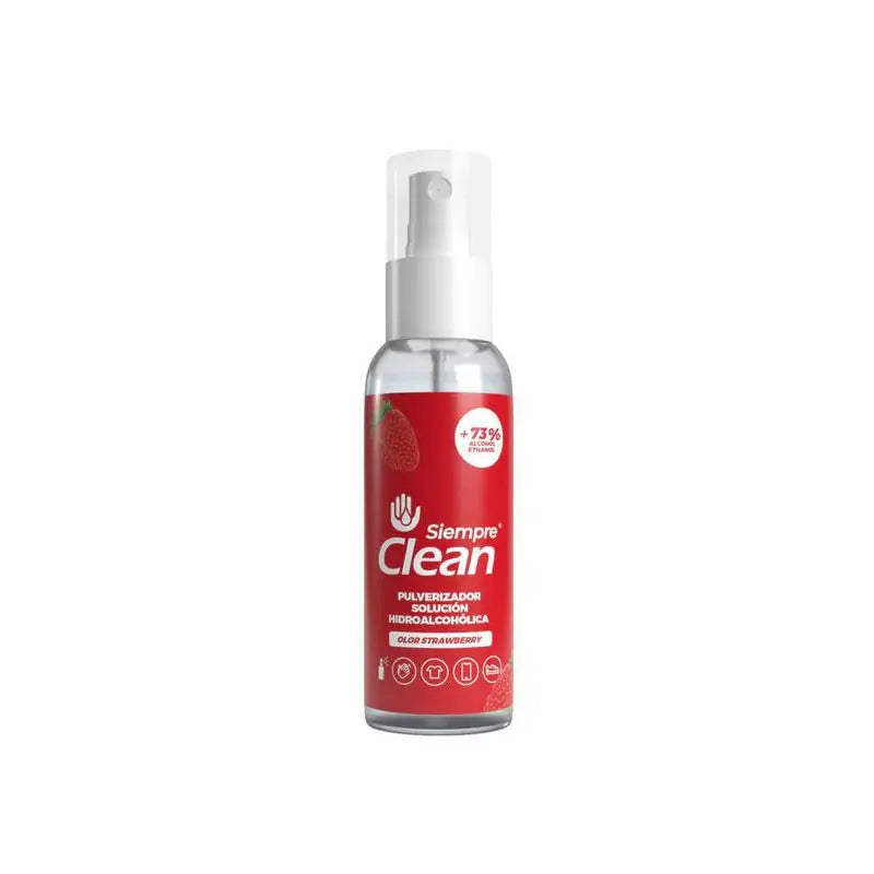 Strawberry Siempreclean Strawberry Hydroalcoholic Solution Spray 100 ml