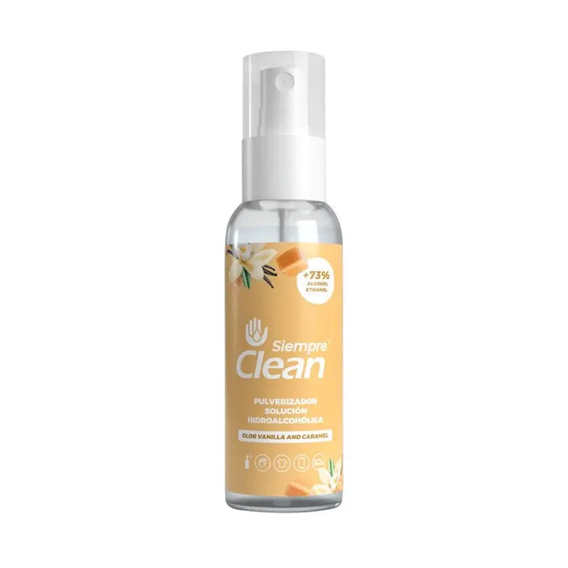Siempreclean Vanilla & Caramel Hydroalcoholic Solution Spray 60 ml