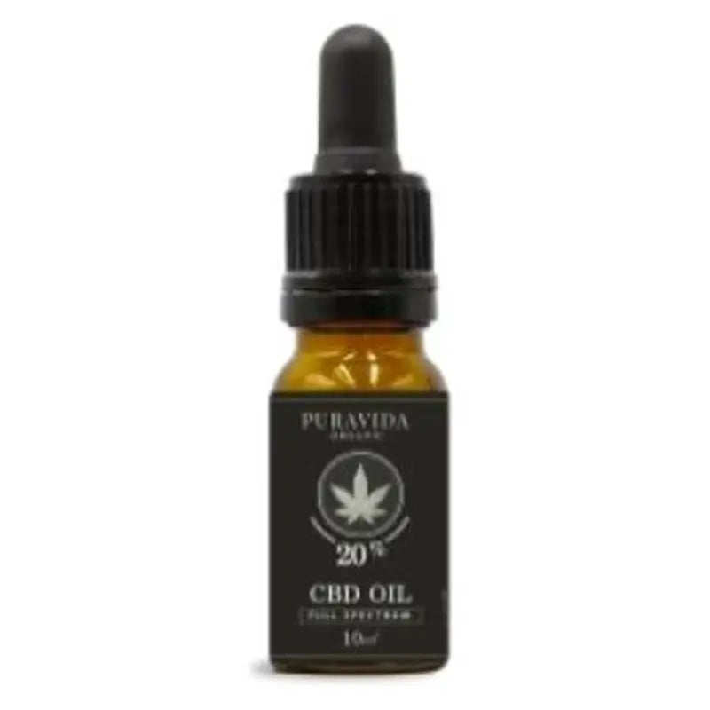 Puravida Organic Cbd Oil Full Spectrum 20% 2000Mg. 10Ml.