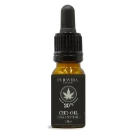 Puravida Organic Cbd Oil Full Spectrum 20% 2000Mg. 10Ml.