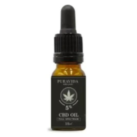 Puravida Organic Cbd Oil Full Spectrum 5% 500Mg. 10Ml.