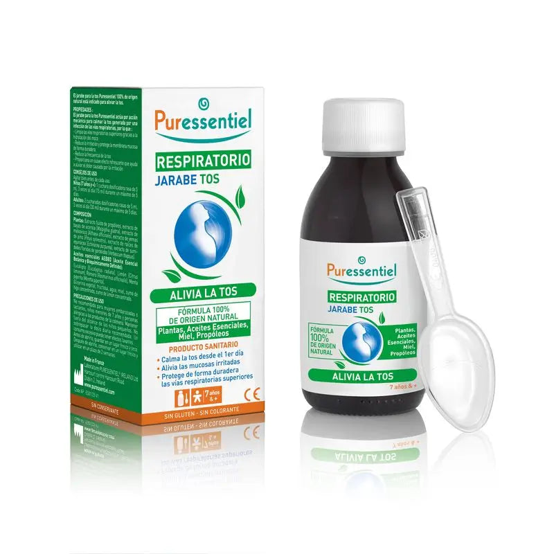 Puressentiel Sirop respiratoire contre la toux, 125ml