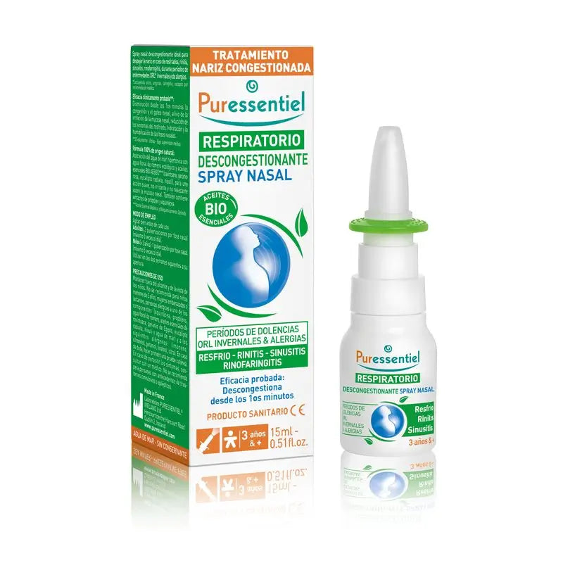 Puressentiel Spray Hydratant pour l'Hygiène Nasale, 100 ml