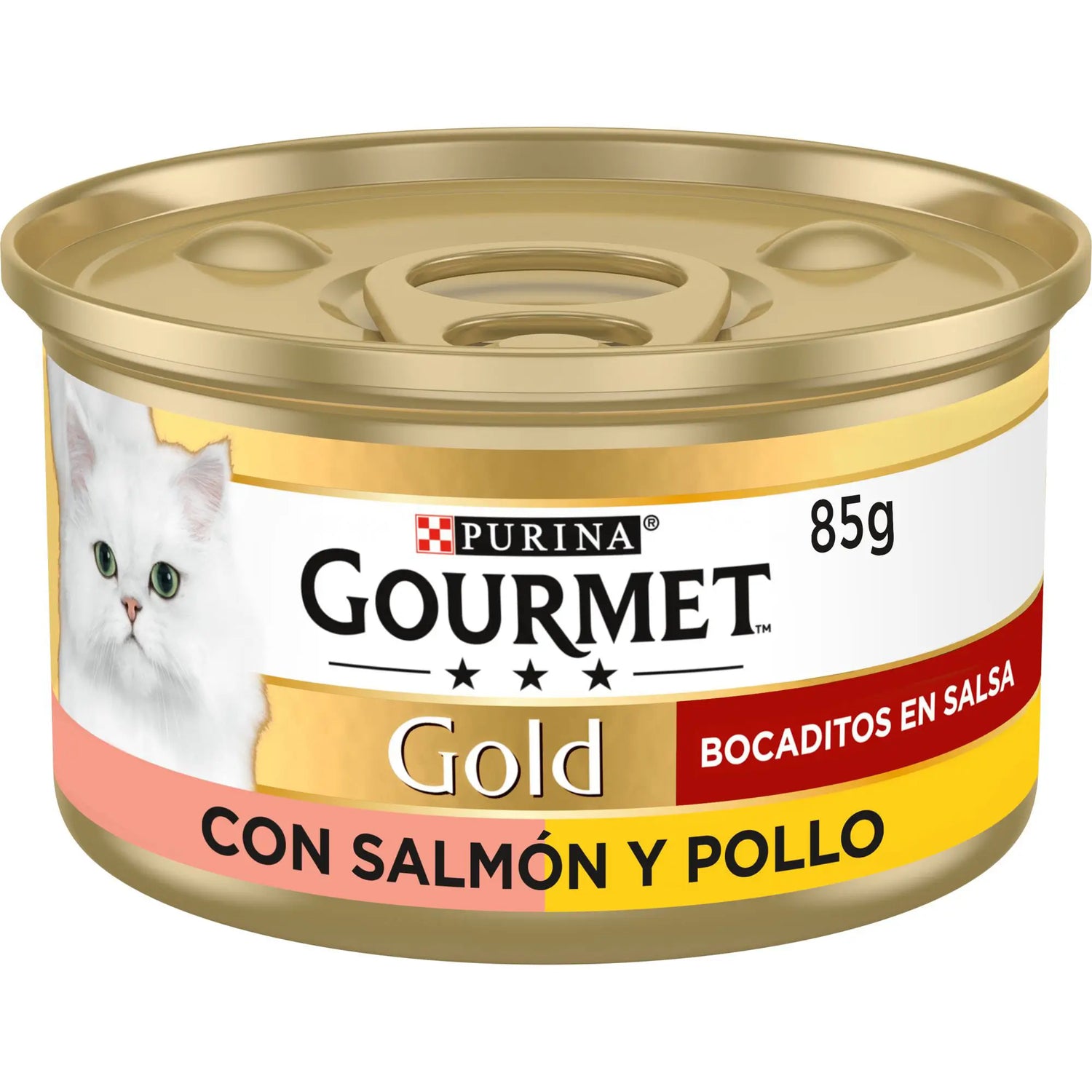 Purina Gourmet Gold Salmon/Chicken Bites In Sauce 85X24 Pack, wet cat food