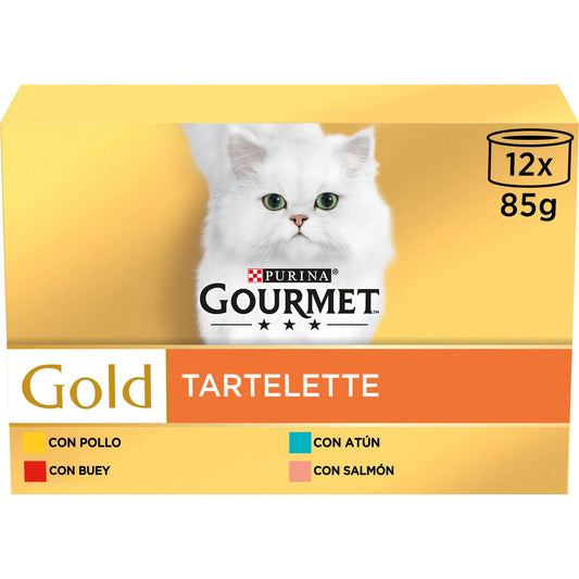 Purina Gourmet Gold Tartallette Box 12X85Gr, wet cat food