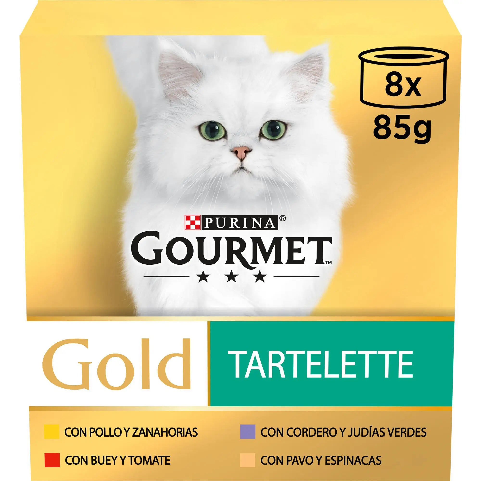 Purina Gourmet Gold Tartallette Box 8X85Gr, wet cat food