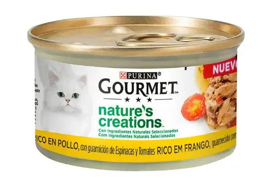 Purina Gourmet Nature Chicken Box 12X4X85Gr, wet food for cats