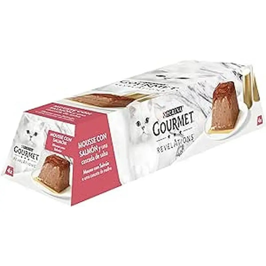 Purina Gourmet Revelations Mousse Salmon 6X4X57Gr box, wet cat food
