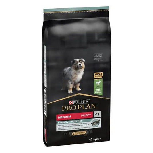 Purina Pro Plan Canine Puppy Medium Digest Lamb 12Kg , dog food for dogs