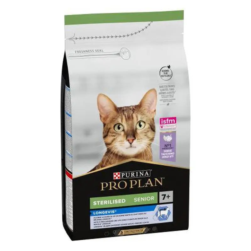 Purina Pro Plan Feline Adult Sterilised +7 Turkey 3Kg, cat food