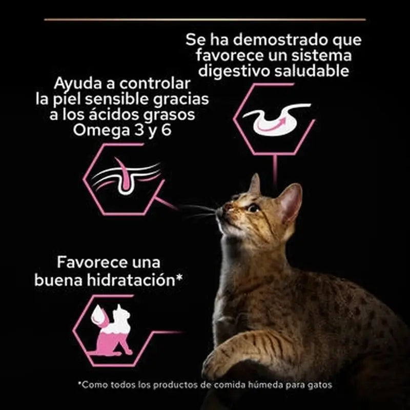 Purina Pro Plan Feline Delicate Turkey 26X85Gr, nourriture humide pour chats