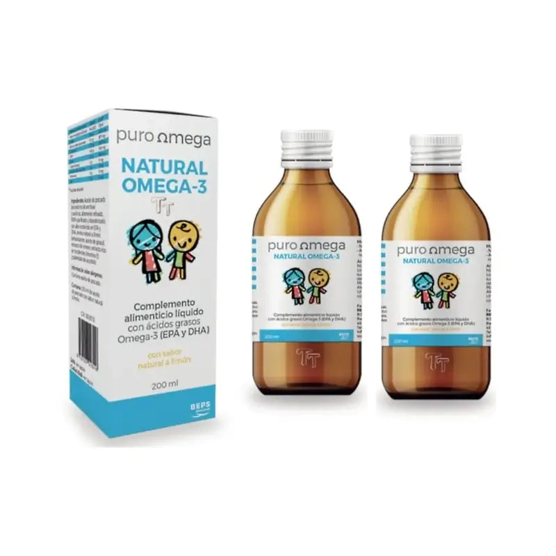 Pure Omega Natural Omega-3 Enfants , 2X200 Ml