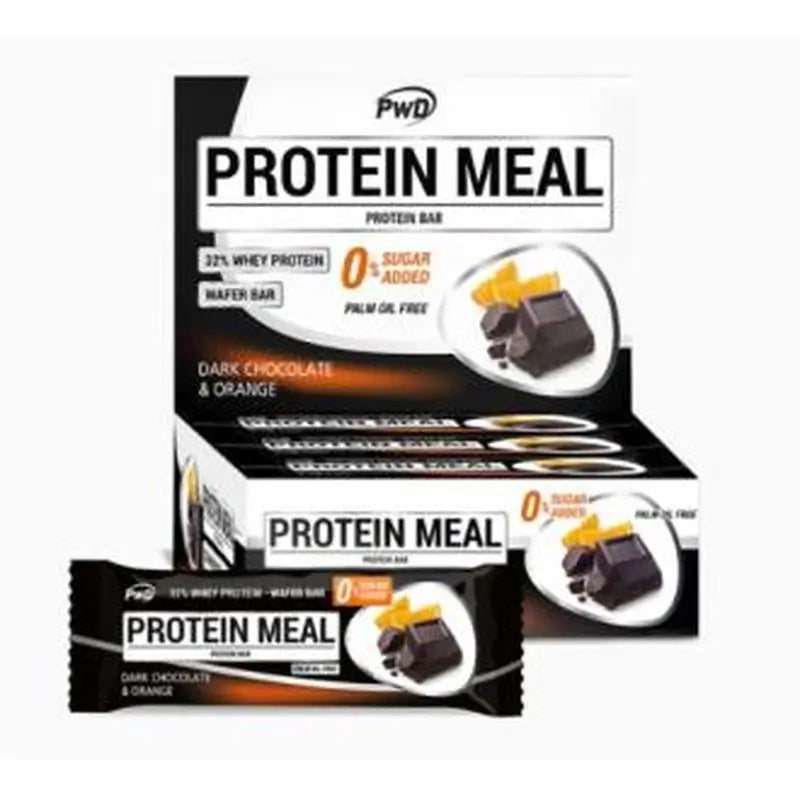 Pwd Protein Meal Bars Dark Chocolate-Orange 12U