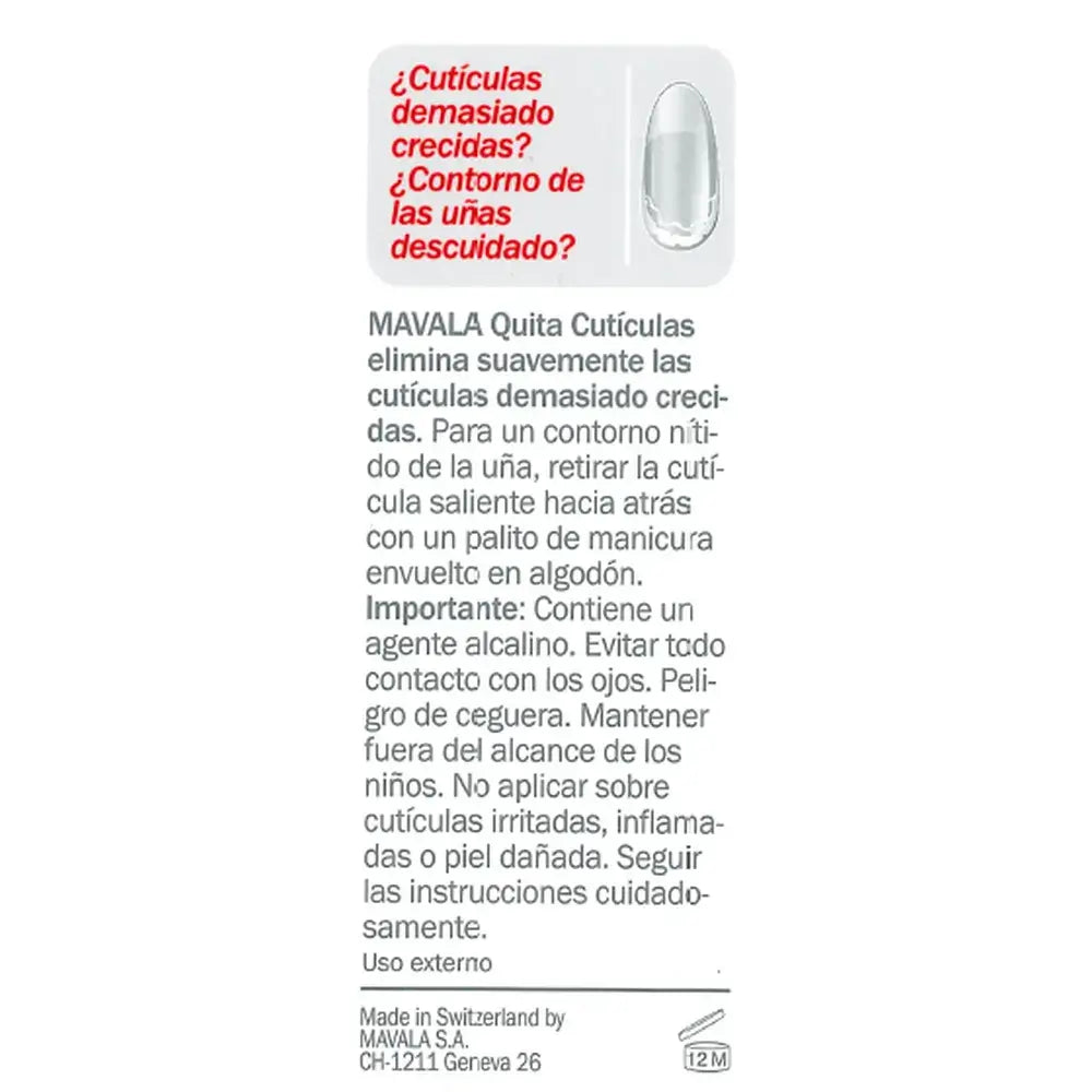 Mavala Dissolvant pour cuticules 10 ml