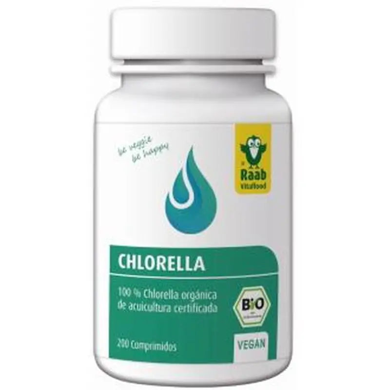 Raab Vitalfood Chlorella Seaweed 200Caps Bio Sg Vegan