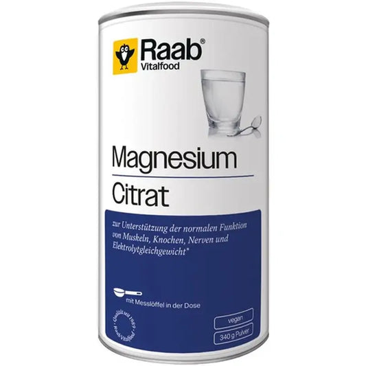 Raab Vitalfood Magnesium Citrate Powder 340Gr. Sg Vegan