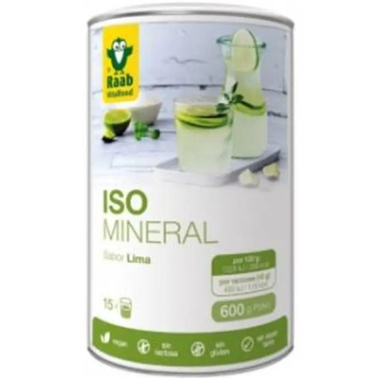 Raab Vitalfood Iso-Mineral Lime Flavour 600Gr. Sg Vegan