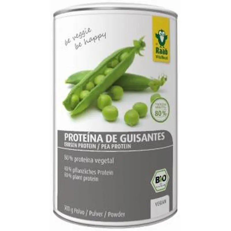 Raab Vitalfood Natural Pea Protein 300Gr Bio Sg Vegan